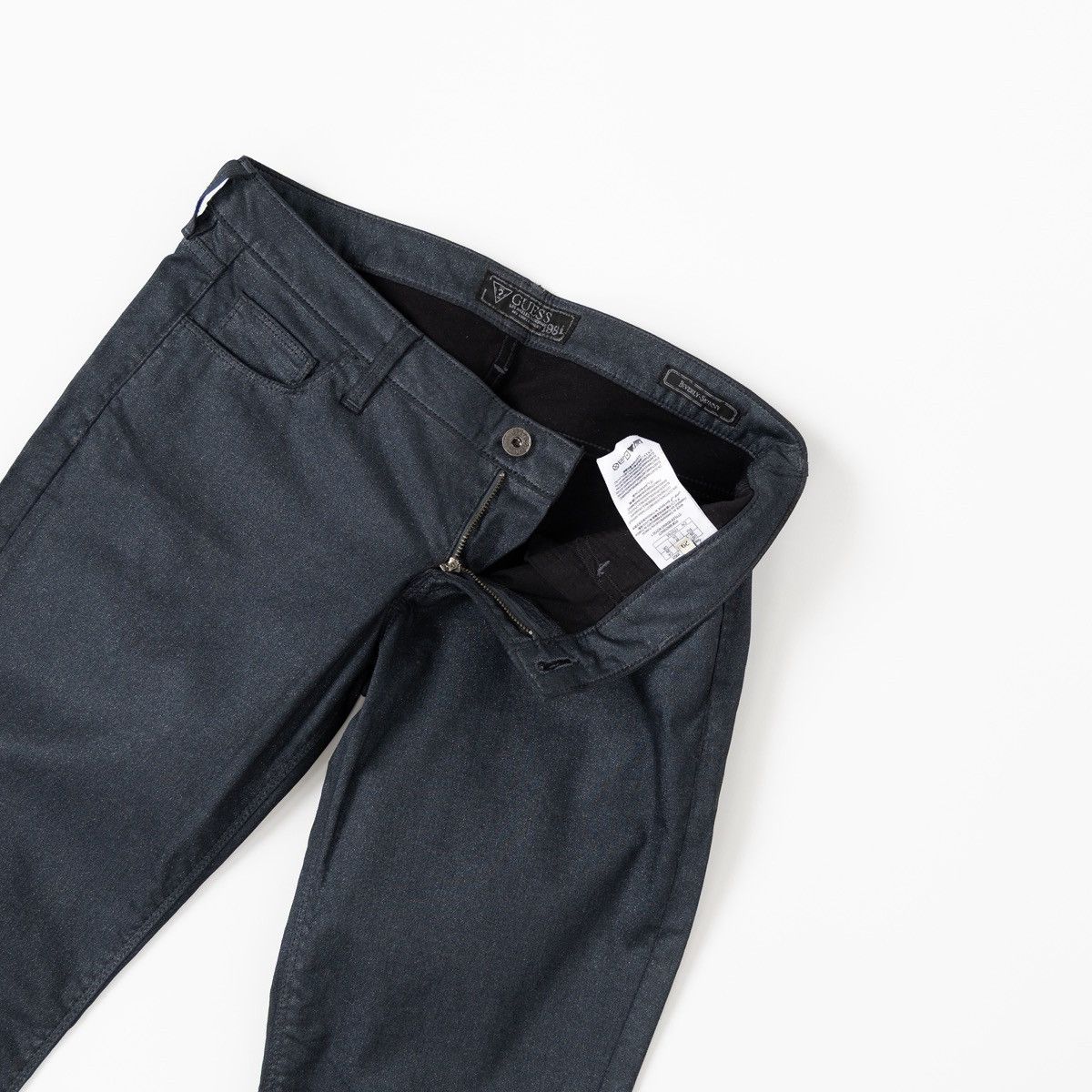 Guess Guess Beverly Skinny Black Trousers Stretch Slim Fit Pants Size 30" / US 8 / IT 44 - 3 Thumbnail