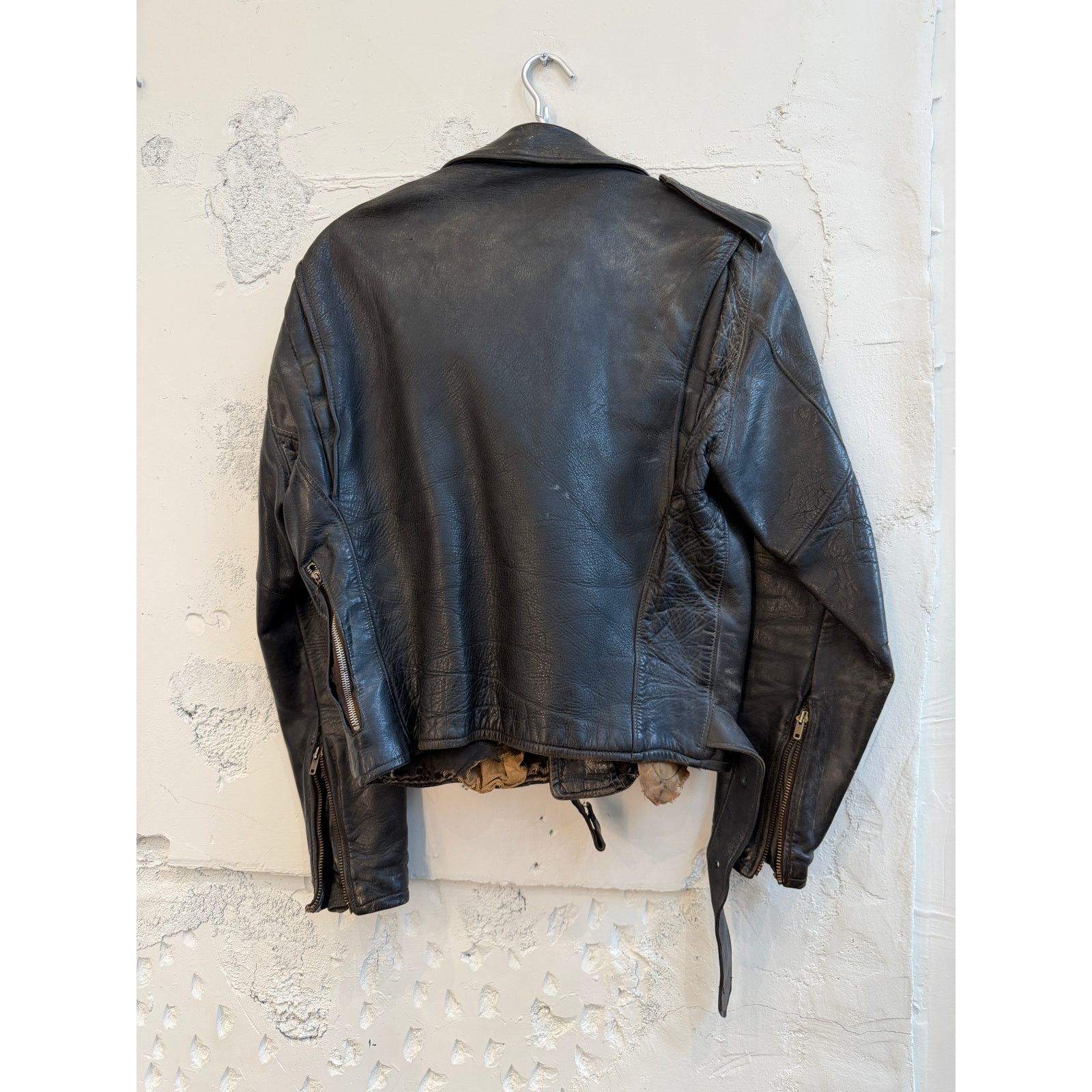 Vintage Vintage 40-50's Blatt Chicago Horsehide Leather Moto Jacket Size US M / EU 48-50 / 2 - 4 Thumbnail