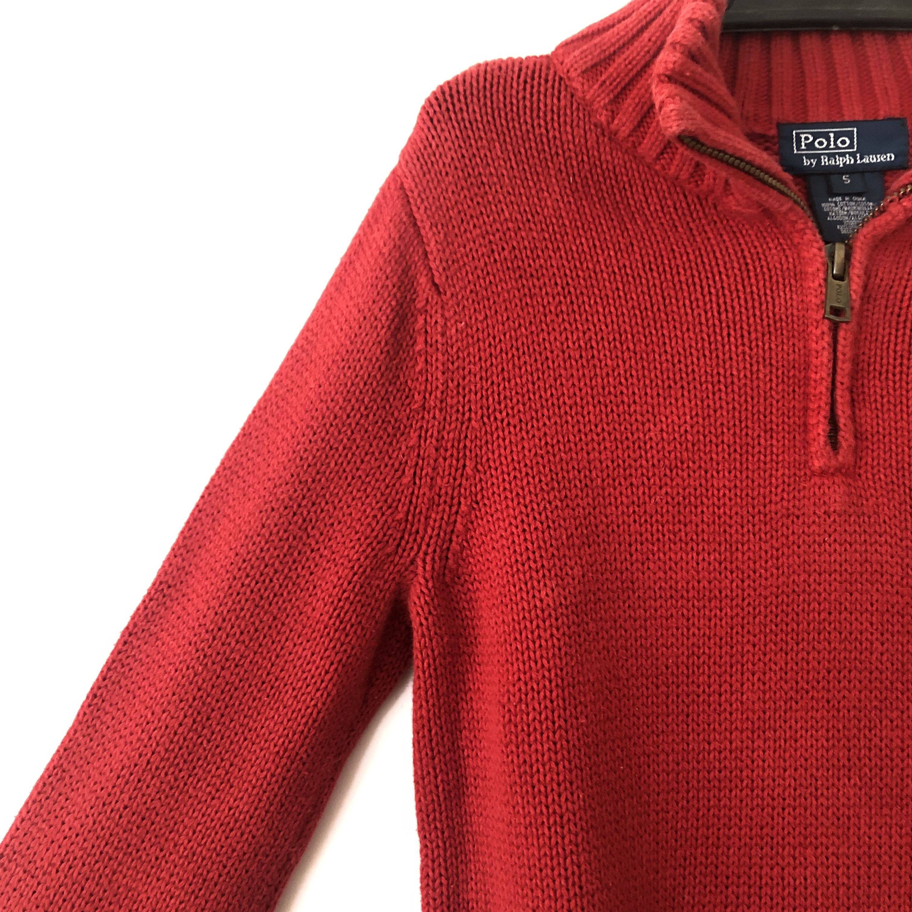 Polo Ralph Lauren Vintage Polo Ralph Lauren 1/4 Zip Knit Sweater Kids Size 5T Size US XS / EU 42 / 0 - 6 Thumbnail