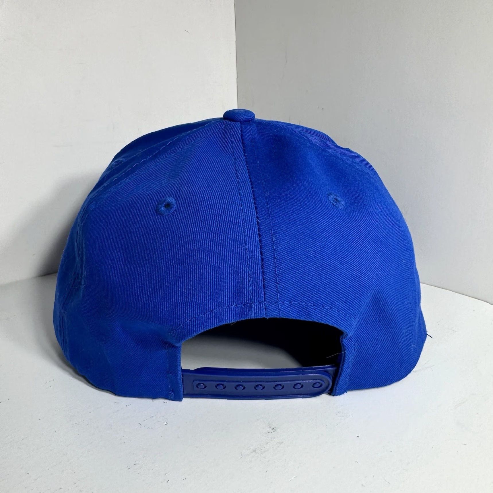 New Era Dizzy Wright Hat Adjustable Blue White Embroidered Logo New Era Snapback Unisex Adults Canvas Cotton Rap Logo Cap Size ONE SIZE - 6 Thumbnail