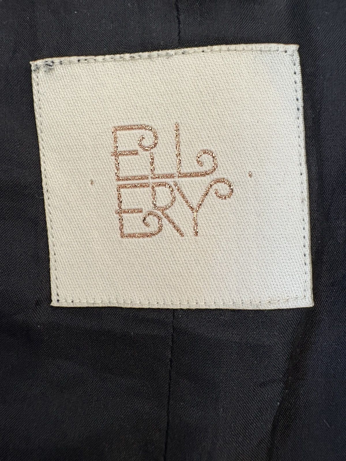 ELLERY ELLERY Leather & Silk Textured Skirt Size 27" / US 4 / IT 40 - 4 Thumbnail