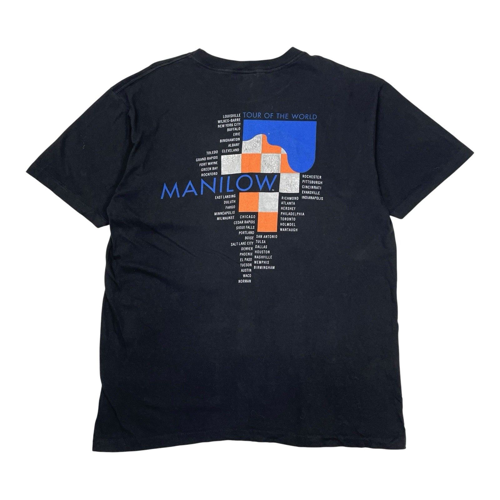 Other Vintage Winterland Barry Manilow Tour Single Stitch T Shirt Size US L / EU 52-54 / 3 - 2 Thumbnail