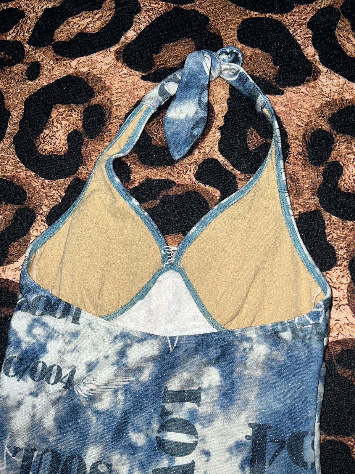 Japanese Brand Y2K bling halter neck top 🎀💖 Size S / US 4 / IT 40 - 7 Thumbnail