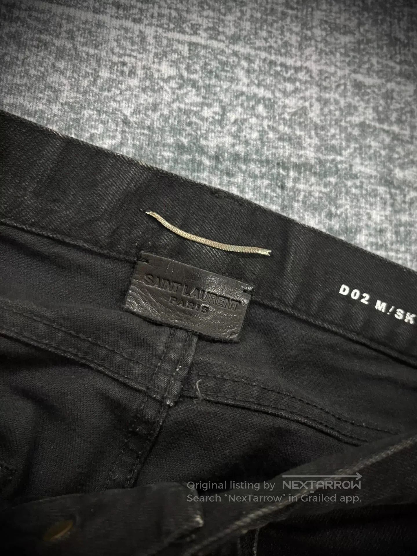 Saint Laurent Paris Saint Laurent 16SS Patch Jeans. Size US 28 / EU 44 - 4 Thumbnail
