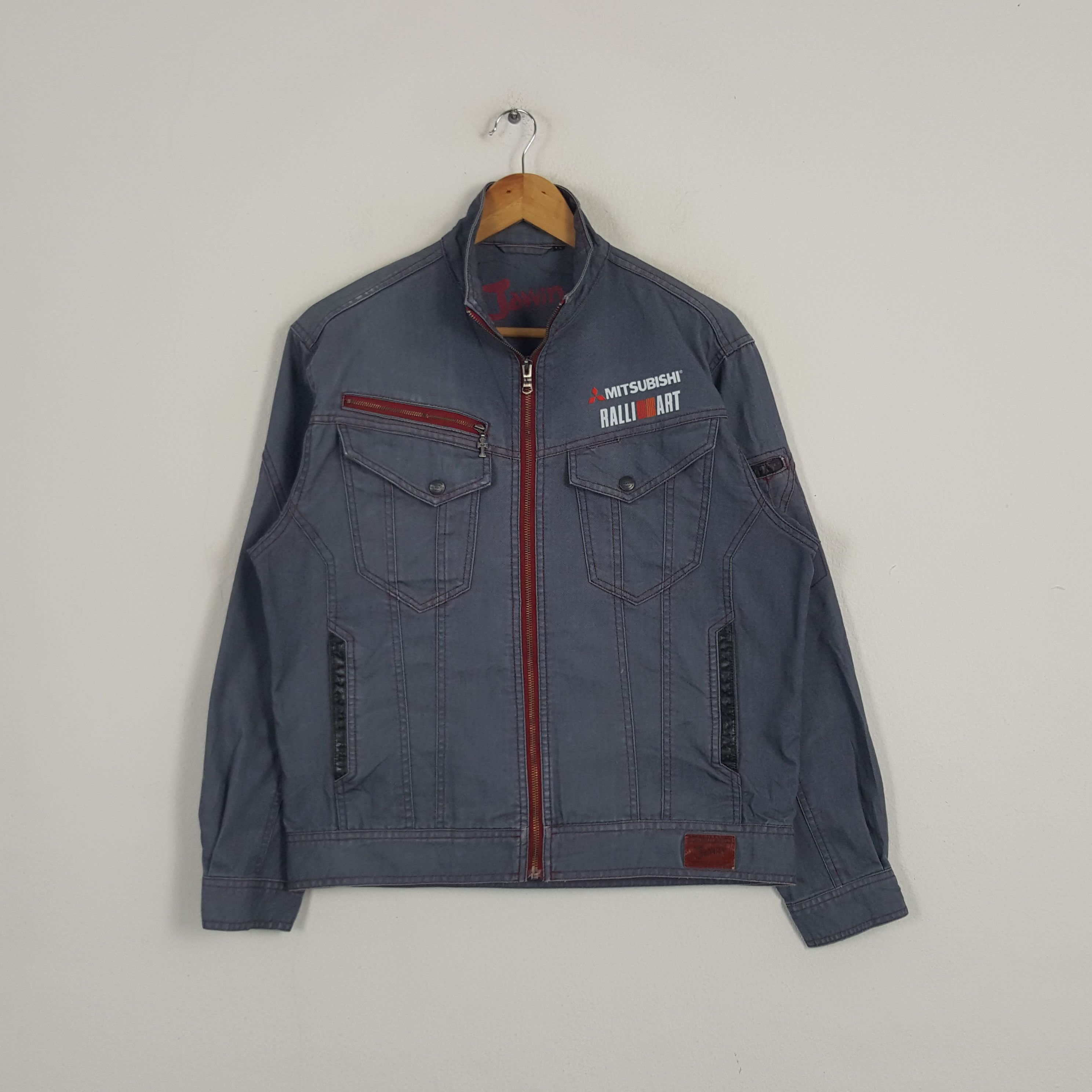 Japanese Brand × Vintage Vintage Mitsubishi Ralli Art Japanese Racing Custom Jacket Size US M / EU 48-50 / 2 - 3 Thumbnail