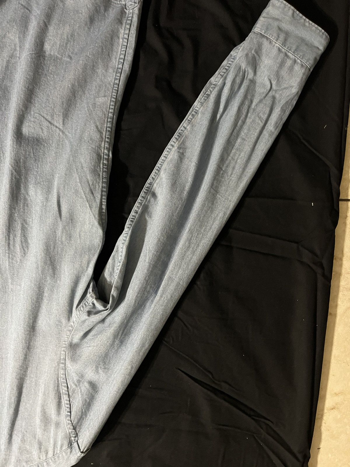 Michael Kors Micheal kors button front dress shirt indigo Size US M / EU 48-50 / 2 - 7 Thumbnail