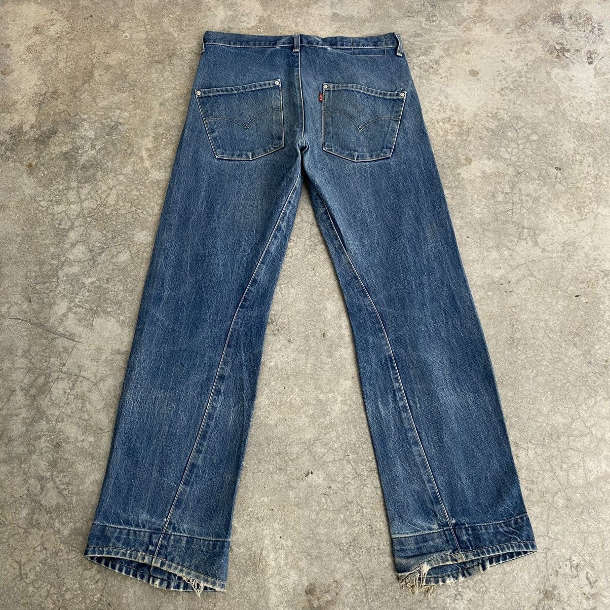 Levi's Vintage Levis Engineered Jeans Takuya Kimura Regular Jeans Size US 34 / EU 50 - 6 Thumbnail