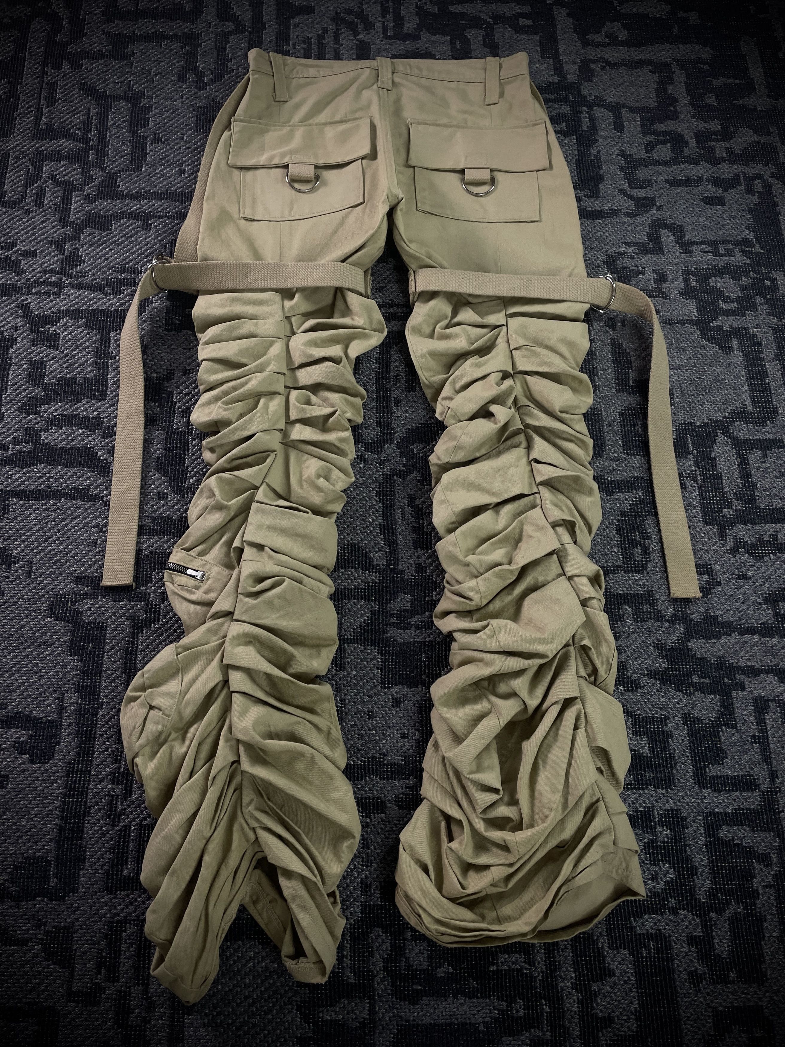 Other Kam Vercetti Cargo Flared Pants Size US 32 / EU 48 - 11 Thumbnail