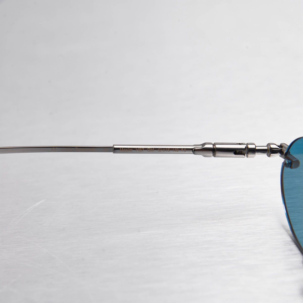 Kuboraum KUBORAUM H62 GM GUN METAL FLASH VIOLET BLUE SUNGLASSES Size ONE SIZE - 5 Thumbnail