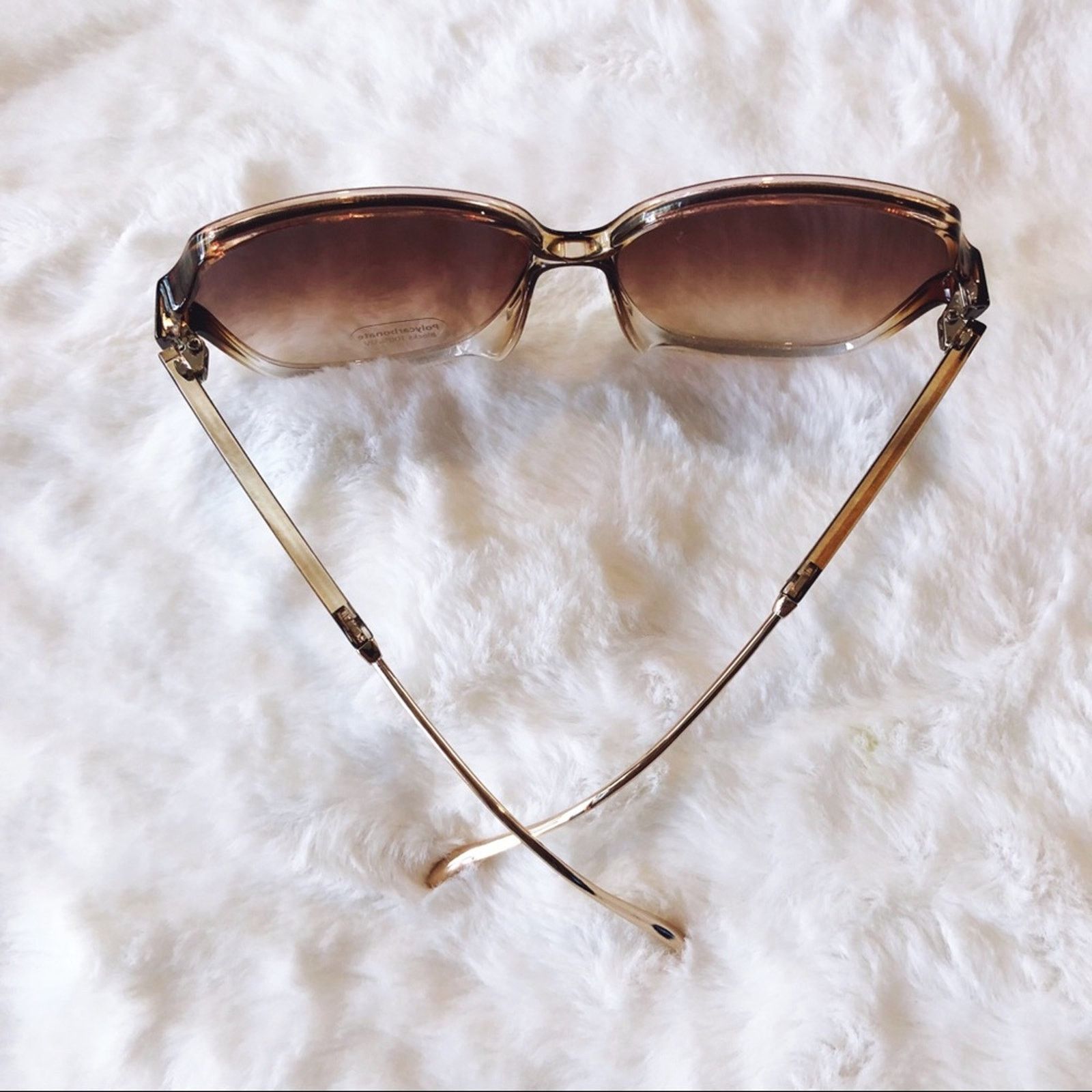 Other Charlotte Brown Oversized Metal Round Sunglasses Size ONE SIZE - 7 Thumbnail