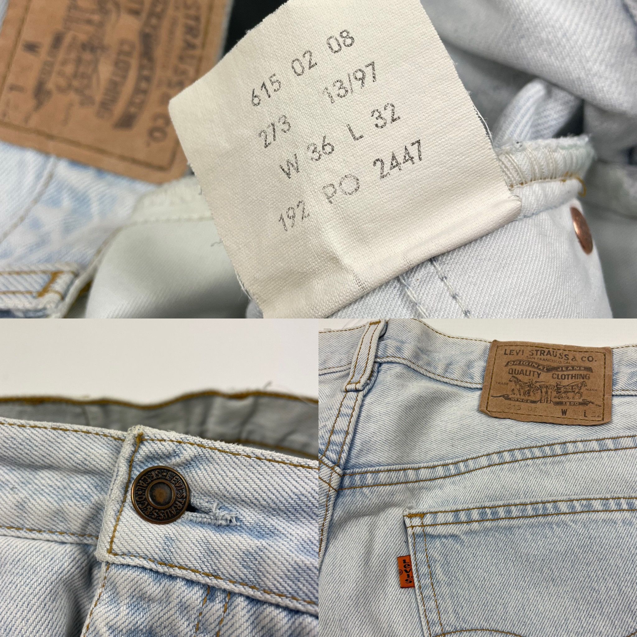 Levi's Vintage Levi’s jeans pants Length 108 cm (42.5 inch) Size US 36 / EU 52 - 6 Thumbnail