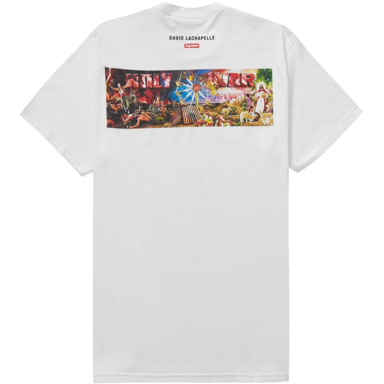 Supreme Supreme Holy War Tee - White Size US XXL / EU 58 / 5 - 2 Thumbnail
