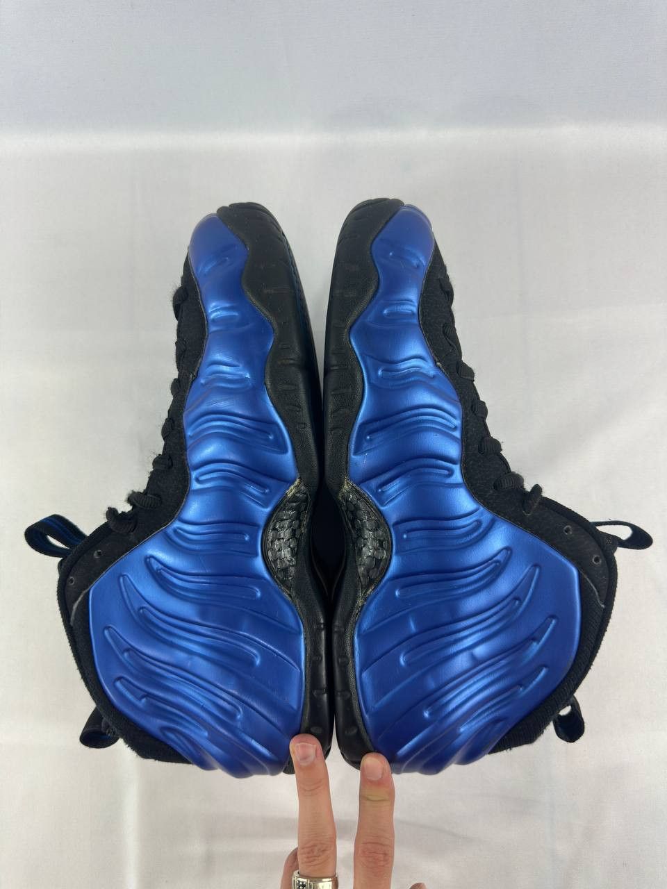 Nike Nike Foamposite Pro B Varsity Royal Black 2001 Shoes Size US 10.5 / EU 43-44 - 13 Thumbnail