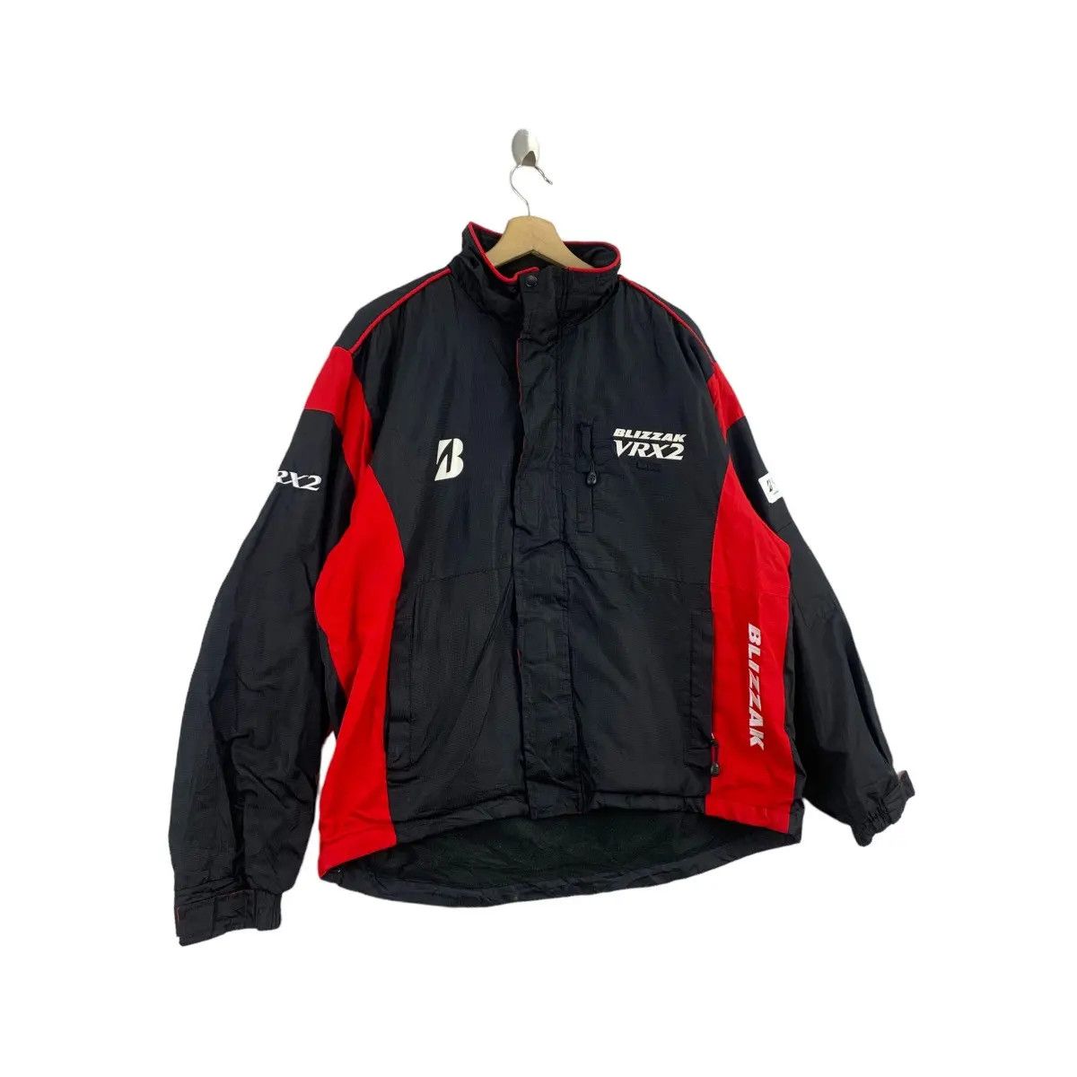 Vintage Vintage BRIDGESTONE BLIZZAK VRX2 Racing Team Driver Jacket Size US L / EU 52-54 / 3 - 3 Thumbnail