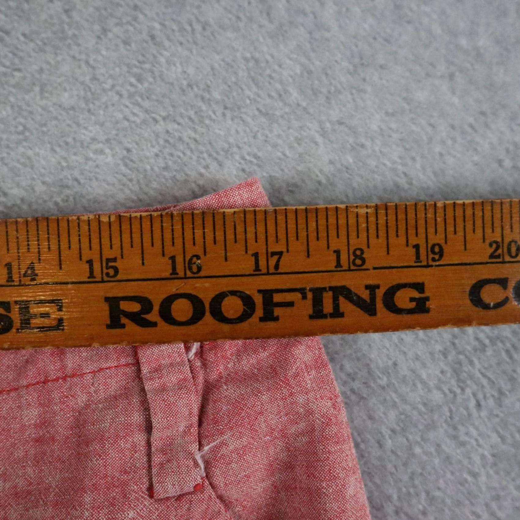 Vintage 7th Avenue NY & Co Pants Womens 14 Linen Blend Chino Slacks Flat Front Red Size 36" / US 14 / IT 50 - 5 Thumbnail