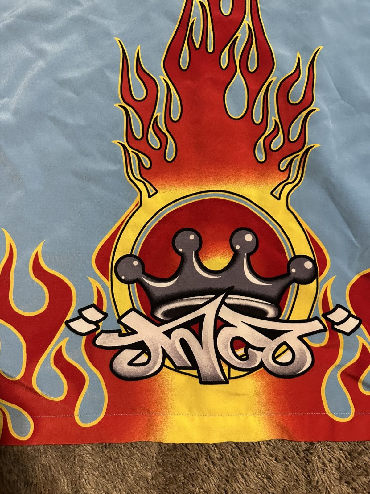 JNCO Vintage JNCO Jeans “triple blue flame” shirt 90s size large Size US L / EU 52-54 / 3 - 2 Thumbnail