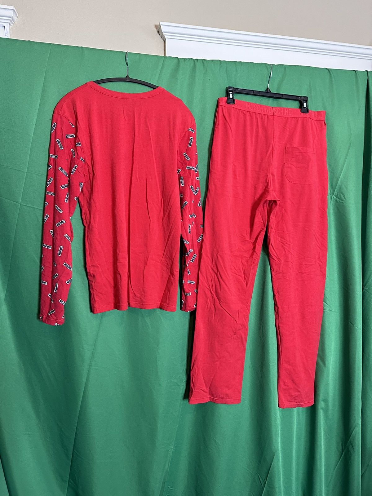 Moschino 2-piece logo pajamas / sleepwear set - top & bottoms Size US S / EU 44-46 / 1 - 7 Thumbnail