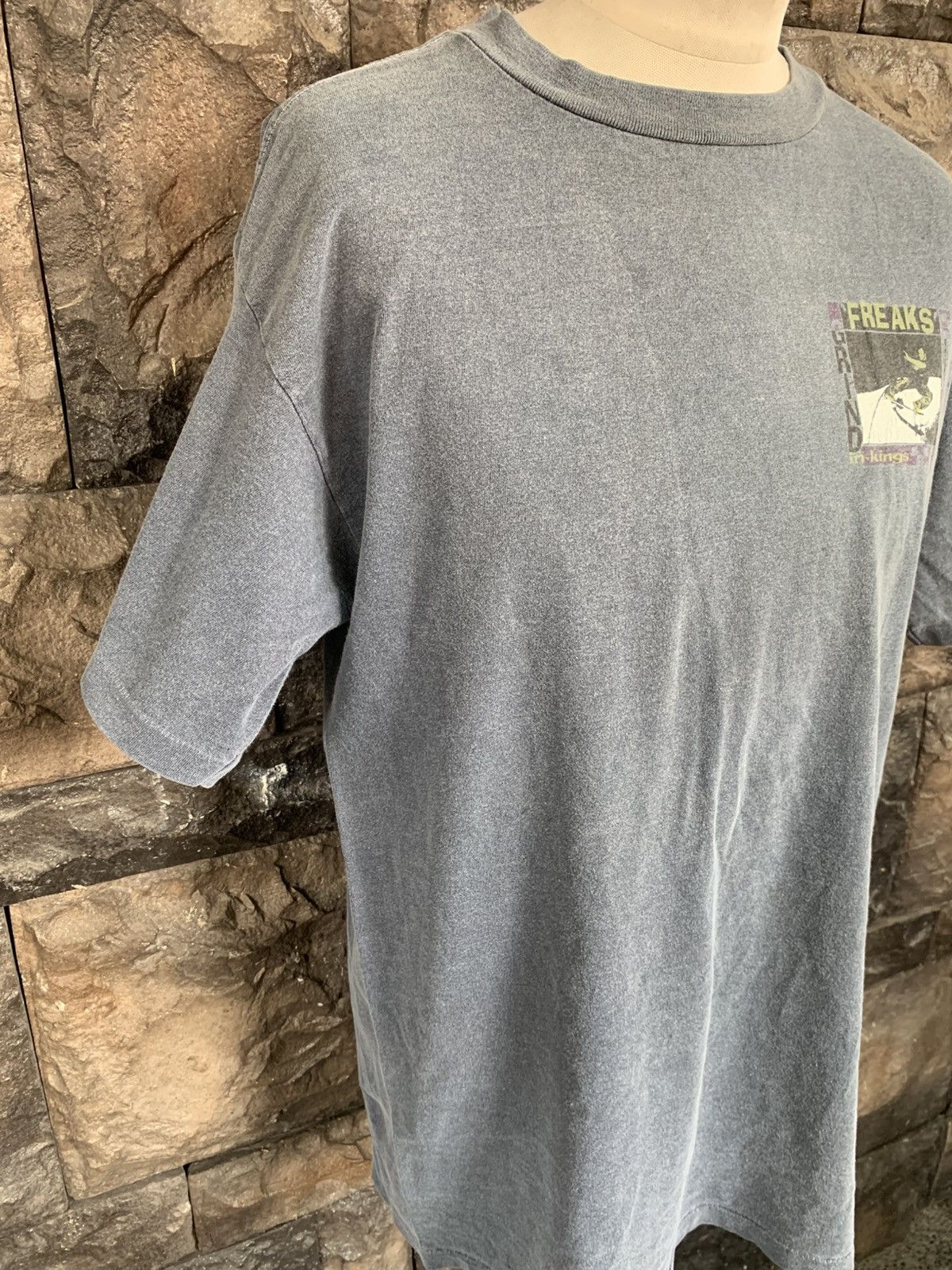Vintage Vintage 90s Freaks Grind Skateboards T shirt Size US M / EU 48-50 / 2 - 8 Thumbnail
