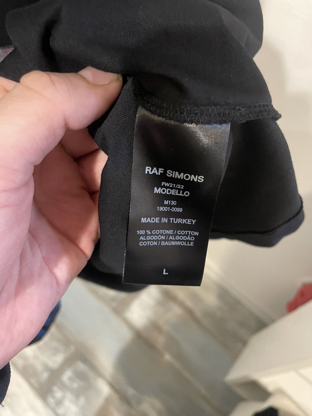 Raf Simons Raf Simons Fall Winter 2021 printed Pocket T-Shirt Size US L / EU 52-54 / 3 - 5 Thumbnail