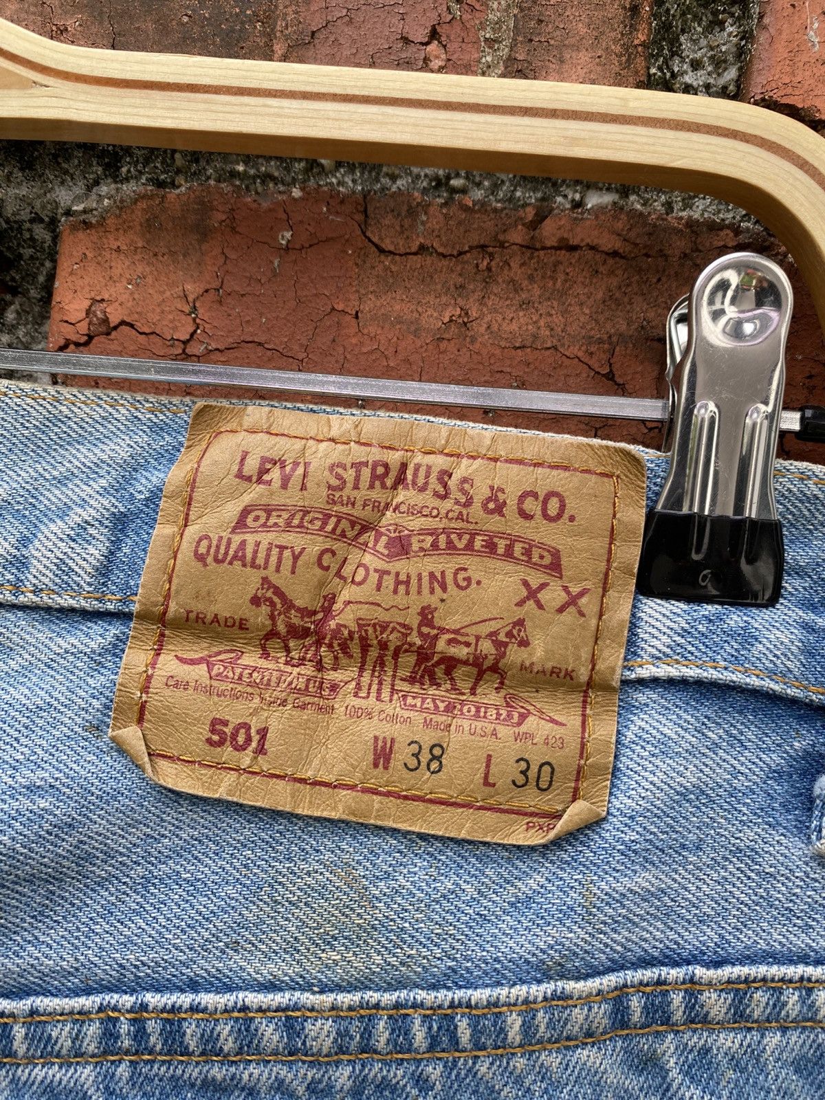 Levi's Vintage Clothing W39x30 Vintage levi's 501 made in USA Size US 39 - 7 Thumbnail