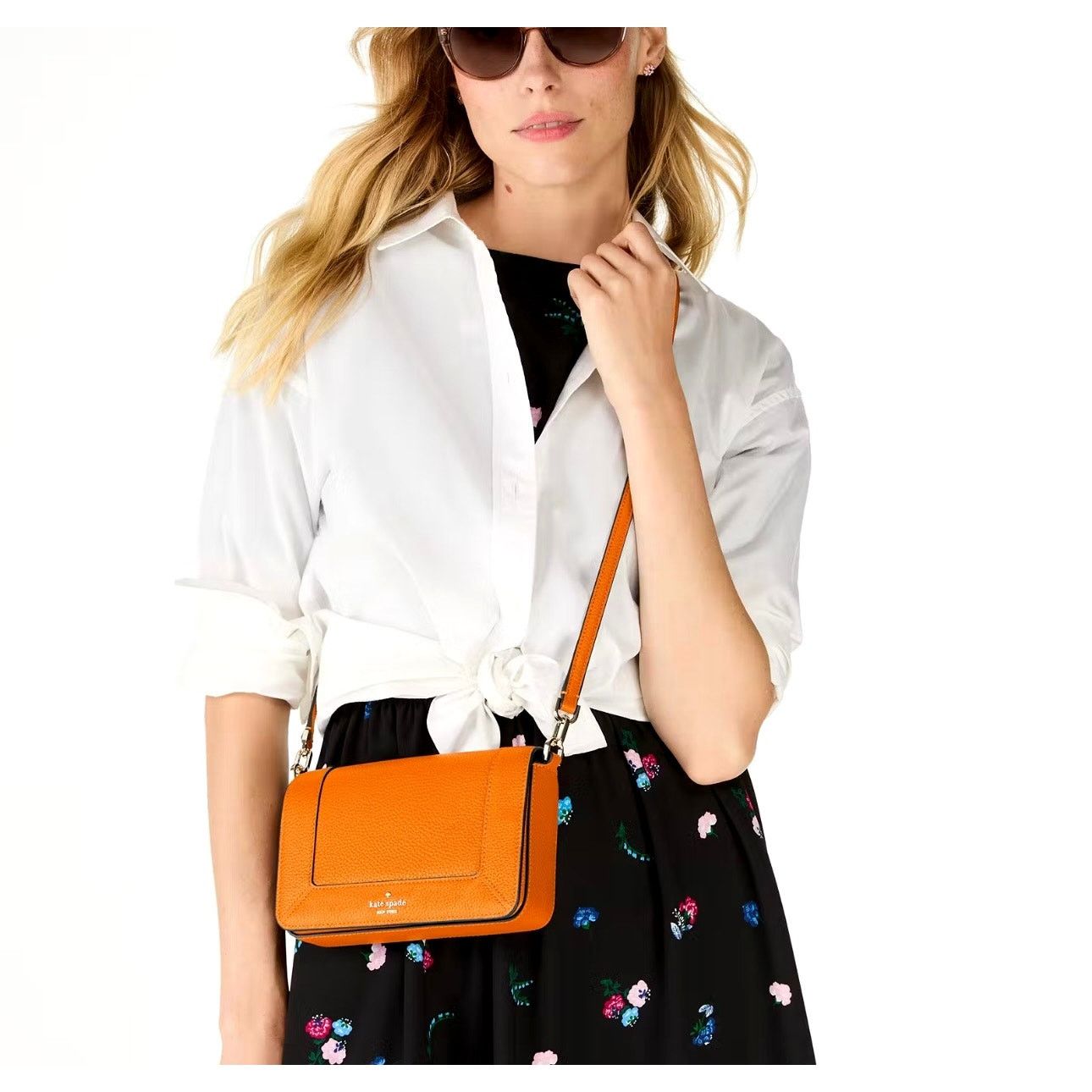 Kate Spade Kate Spade Lena Mini Crossbody Orange ZInnia Size ONE SIZE - 6 Thumbnail