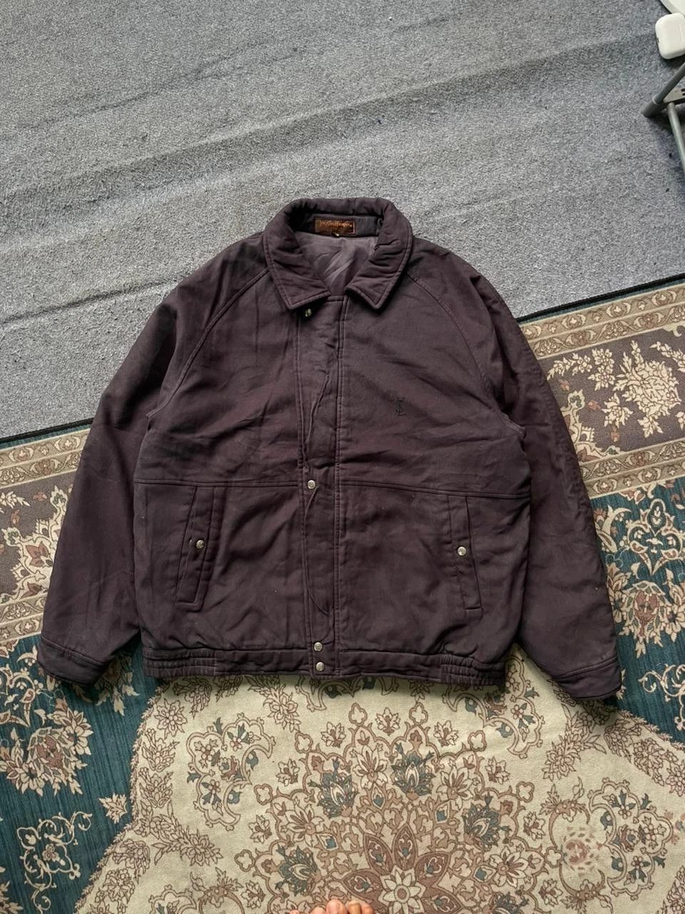 Saint Laurent Paris Vintage Yves Saint Laurent YSL Suede Jacket Size US L / EU 52-54 / 3 - 1 Thumbnail