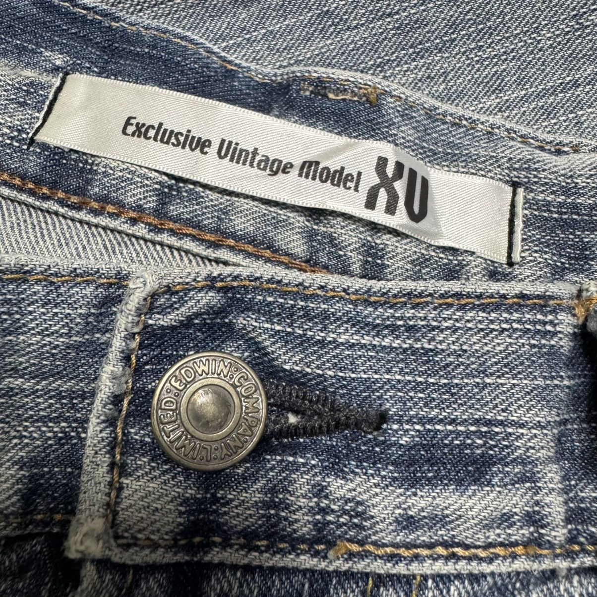 Edwin Exclusive Vintage Model Edwin 401XV Flare Jeans Patchwork Size US 36 / EU 52 - 20 Thumbnail