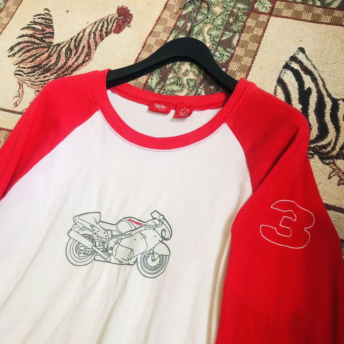 Mossimo × Vintage Vintage Mossimo Motorcycle Baseball Tee Size US L / EU 52-54 / 3 - 1 Thumbnail