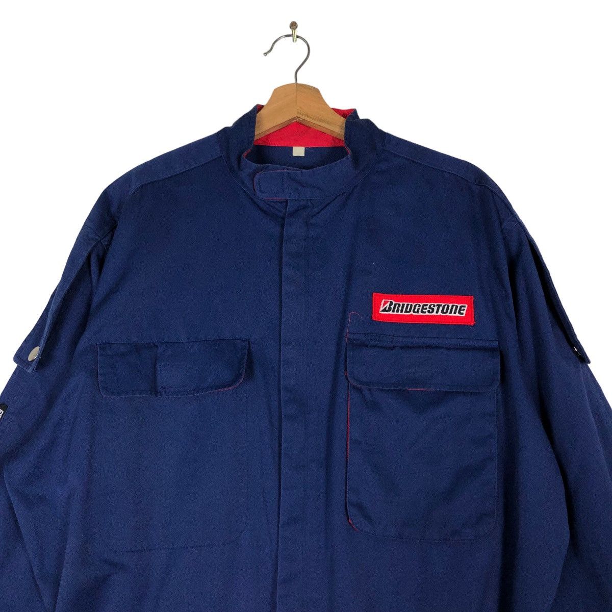 Japanese Brand 🔥90’s Vintage Overall Racing Sports Bridgestone Racing Size US 36 / EU 52 - 2 Thumbnail