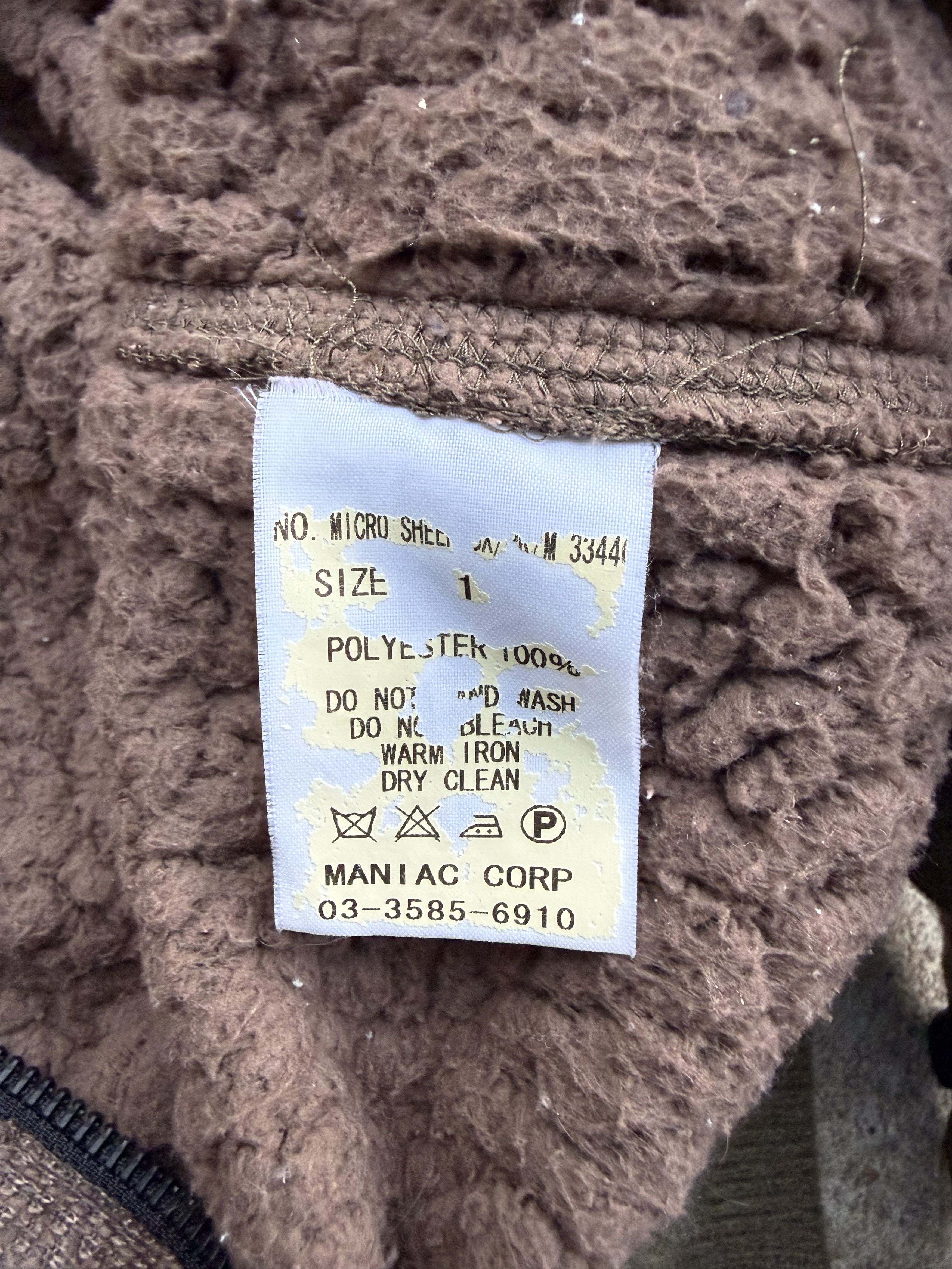 Le Grande Bleu (L.G.B.) LGB “Microsheep” Sherpa Boxer Zip Hoodie Size US M / EU 48-50 / 2 - 8 Thumbnail