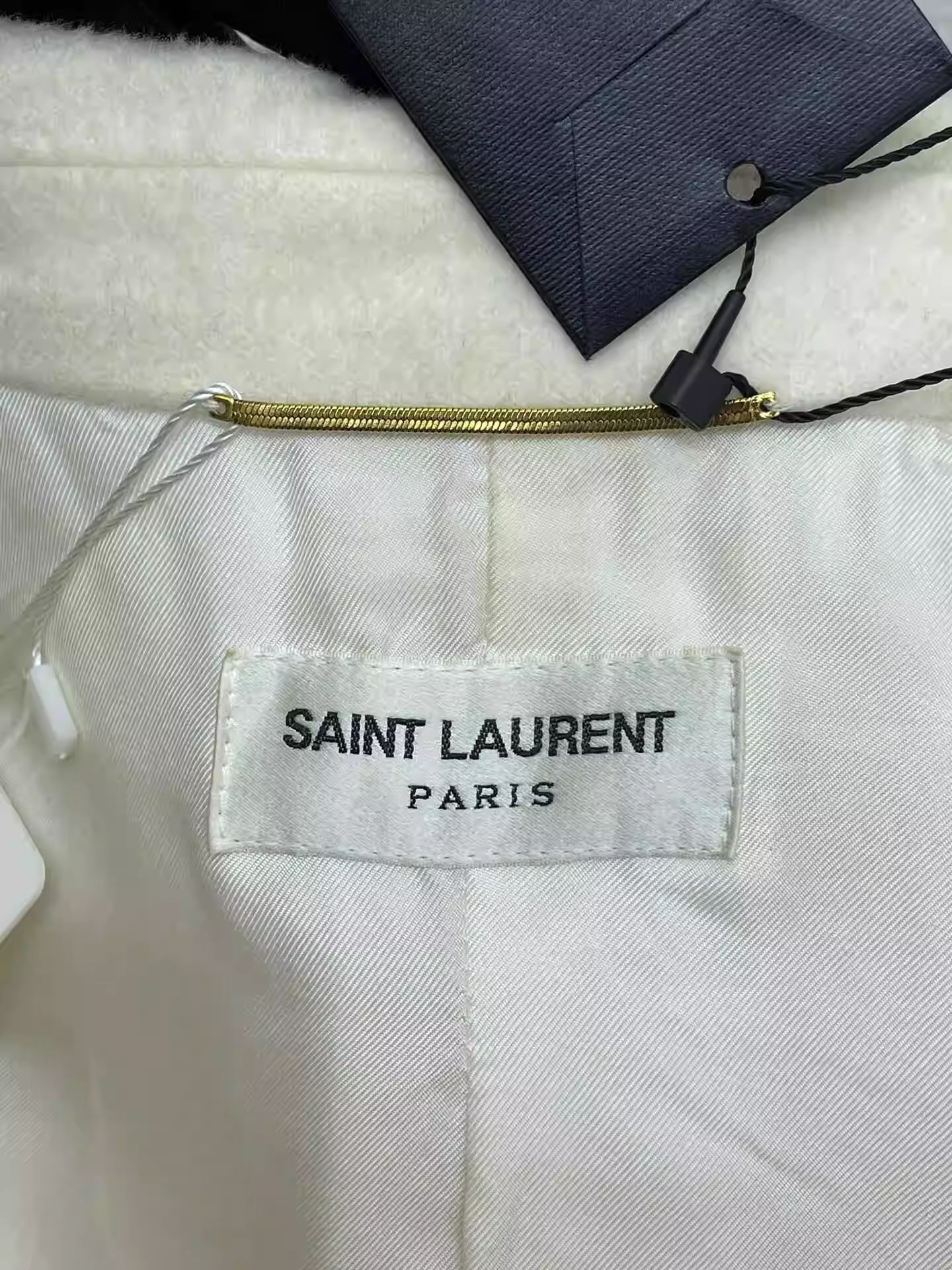 Saint Laurent Paris saint laurent White Double Breasted Wool Suit Size US XS / EU 42 / 0 - 5 Thumbnail