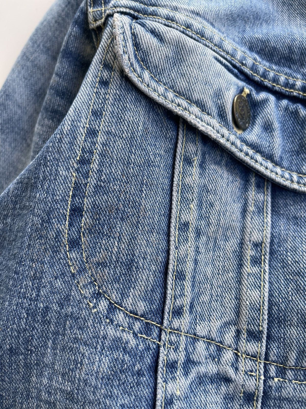 Lee 1960s Lee Storm Rider 101 LJ Blanket Denim Jacket Size US S / EU 44-46 / 1 - 18 Thumbnail