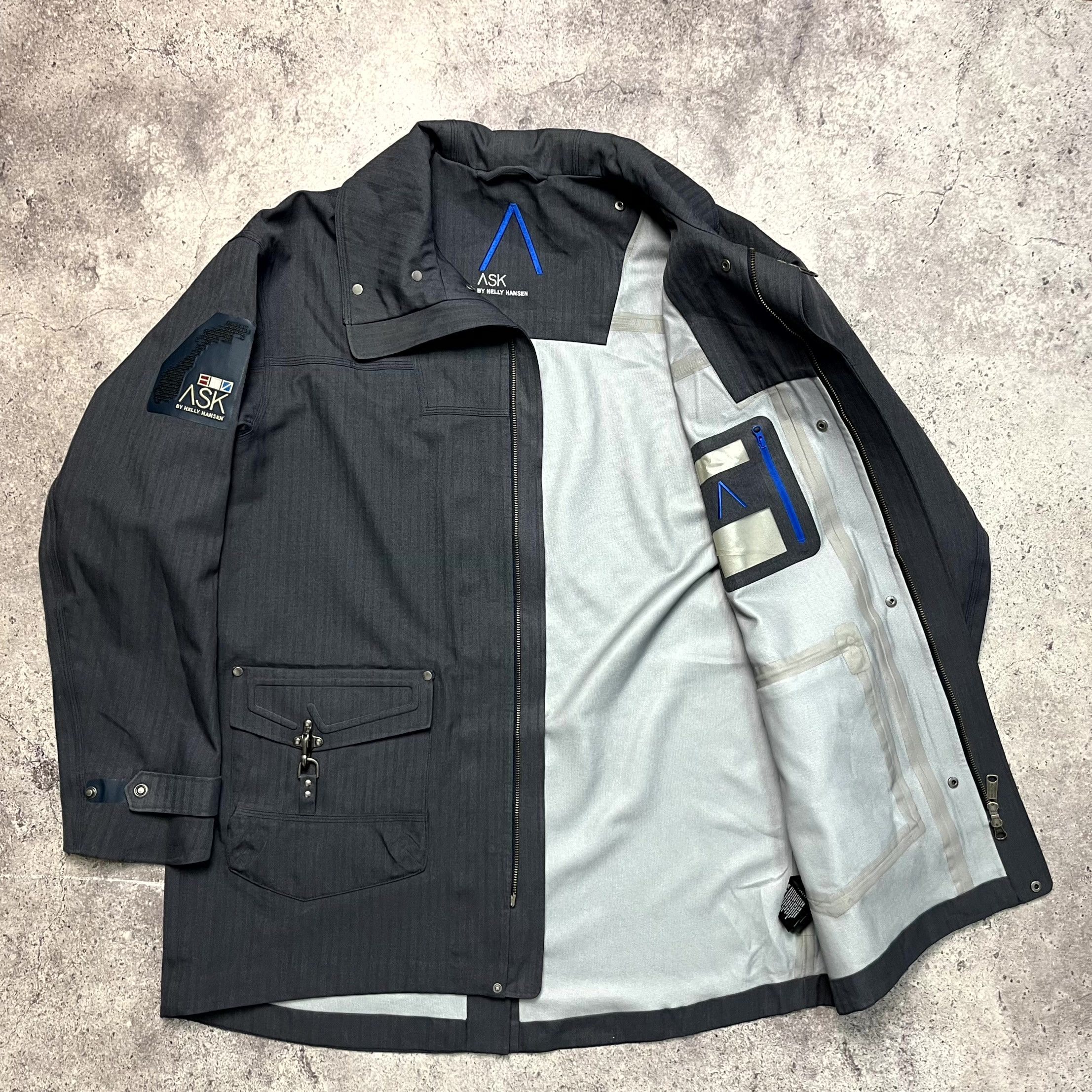 Helly Hansen Helly Hansen ASK Waterproof Gray Jacket Raincoat Size 2XL Size US XXL / EU 58 / 5 - 8 Thumbnail