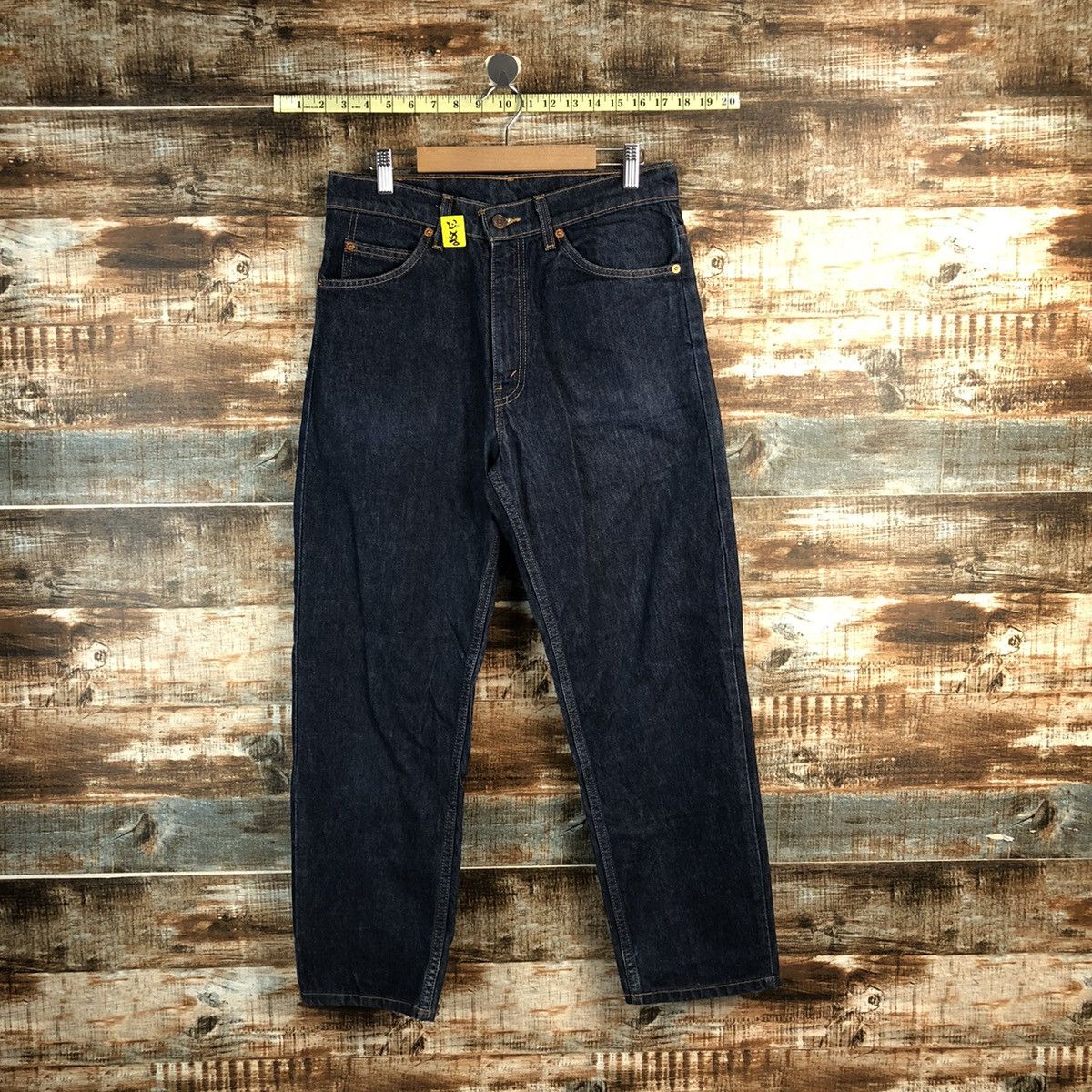 Levi's DL Levis 609 orange tag Dark Blue Denim Pants #A2580 Size US 32 / EU 48 - 1 Thumbnail