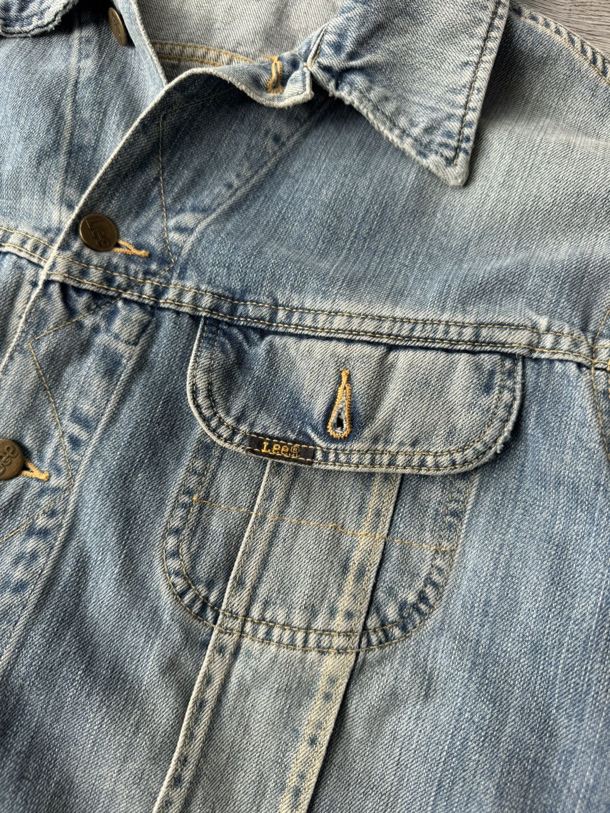 Lee Vintage 90s Lee Denim Cruiser Jacket Size XL / US 12-14 / IT 48-50 - 4 Thumbnail