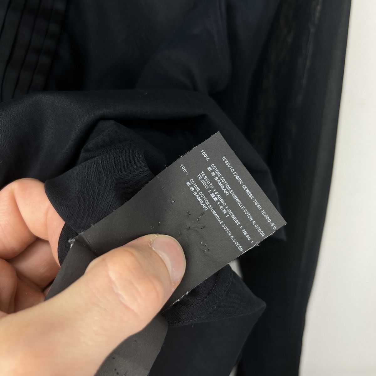Saint Laurent Paris Saint Laurent Classic Black Transparent Shirt Avant Garde Size US S / EU 44-46 / 1 - 9 Thumbnail