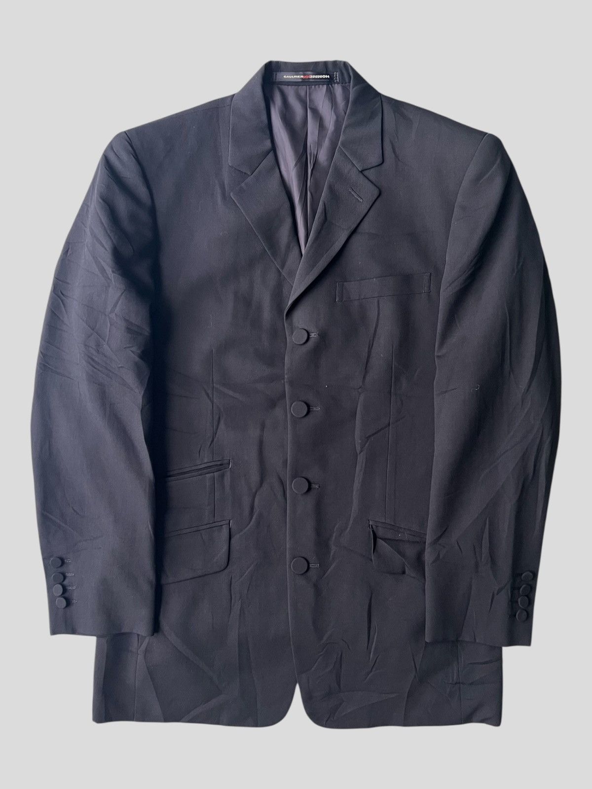Jean Paul Gaultier ARCHIEVE Jean Paul Gaultier Homme Gabardine Gentleman Blazer Size US M / EU 48-50 / 2 - 2 Thumbnail