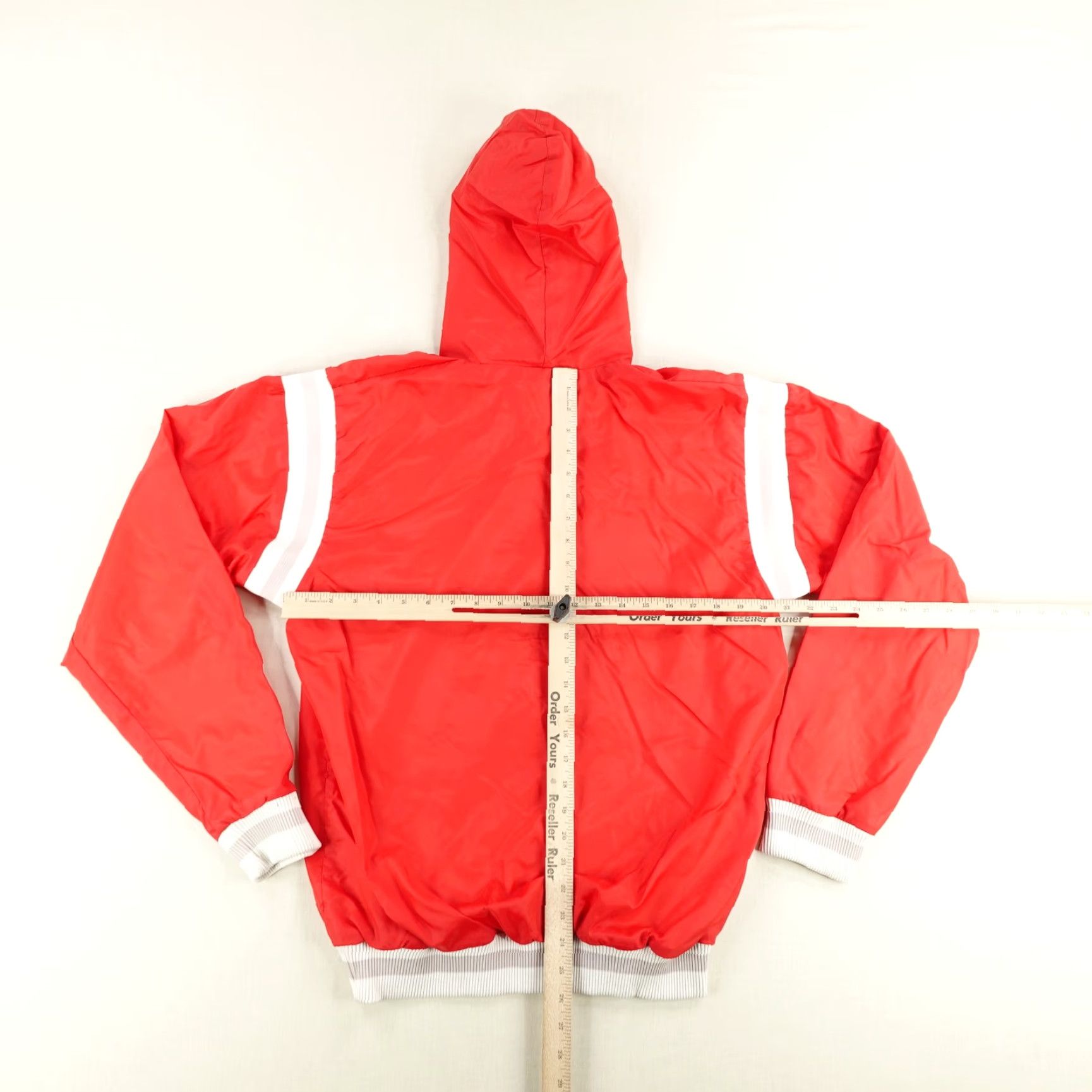Champion Vintage Champion Jacket Mens Large Red White 1/2 Zip Windbreaker Mater Dei 90s Size US L / EU 52-54 / 3 - 7 Thumbnail