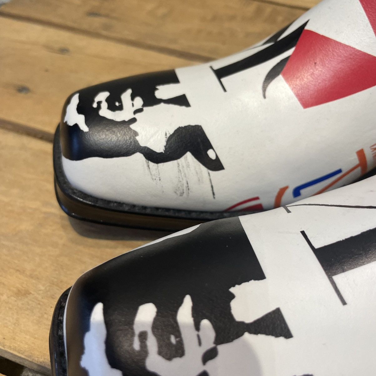 Calvin Klein 205W39NYC CALVIN KLEIN JEANS RAF SIMONS BENEDICT COWBOY WHITE BOOTS Size US 7 / EU 40 - 5 Thumbnail