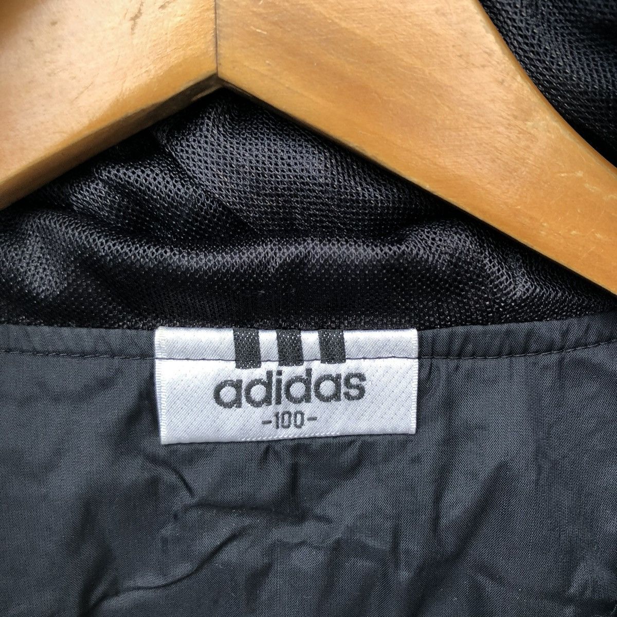 Vintage Vintage 90s Adidas Trefoil Big Logo Hoodie Winbreaker | Hype Size US XL / EU 56 / 4 - 4 Thumbnail