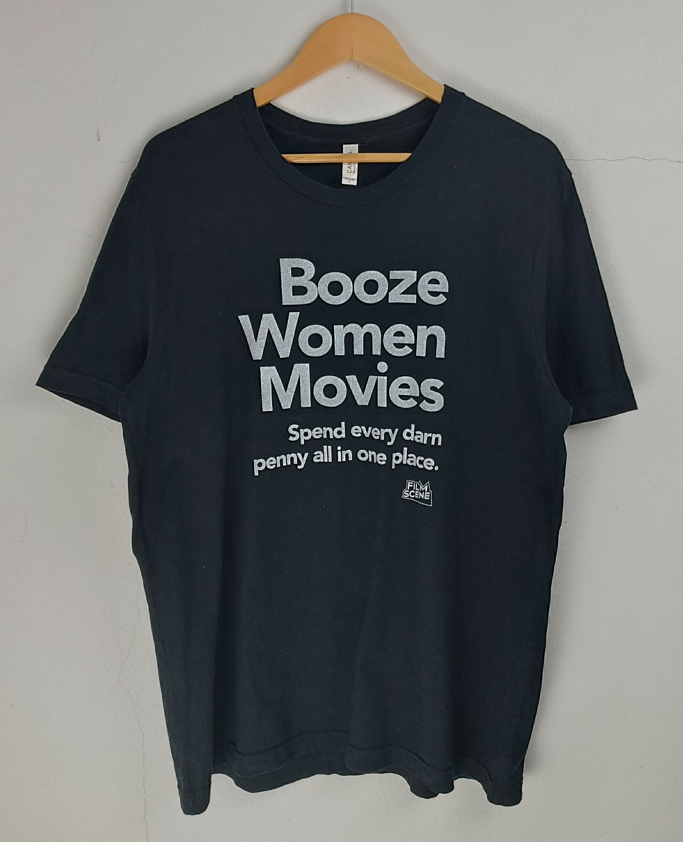 Other VINTAGE BOOZE WOMEN MOVIES FILM SCENE PROMO HUMOR ADULT TEE Size US L / EU 52-54 / 3 - 3 Thumbnail