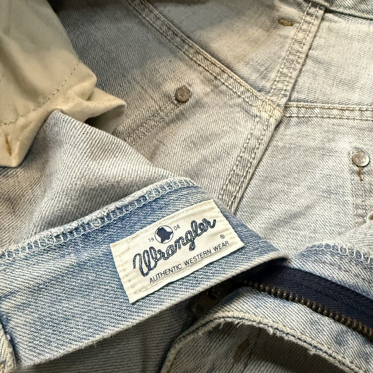 Vintage 🔥🇯🇵 80s Selvedge Denim Wrangler Light Wash Size US 31 - 8 Thumbnail