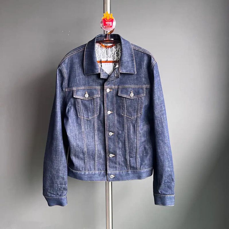 Dior Blue Denim Jacket for Men 0089