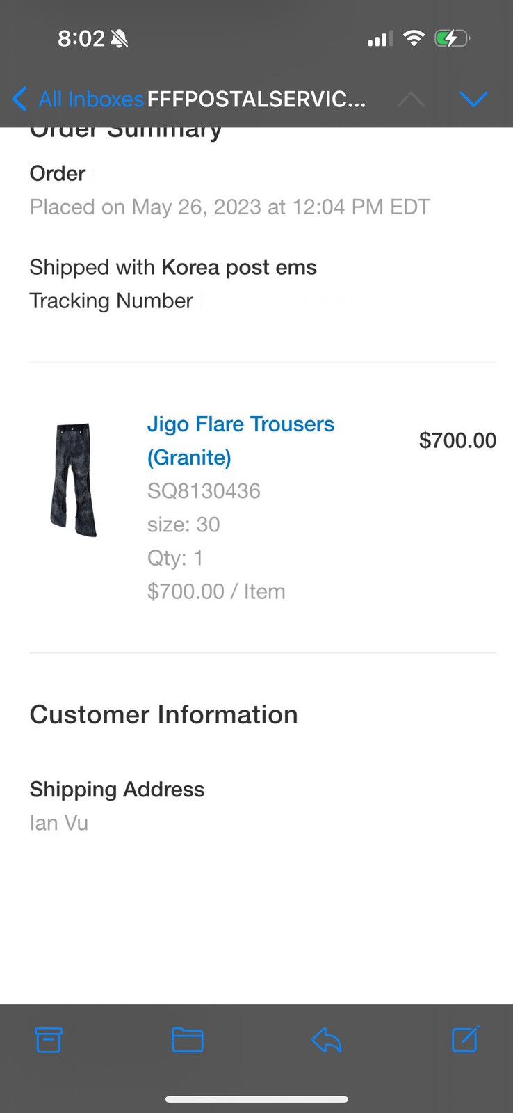 FFFPOSTALSERVICE Jigo Flared Trousers Size US 30 / EU 46 - 17 Thumbnail