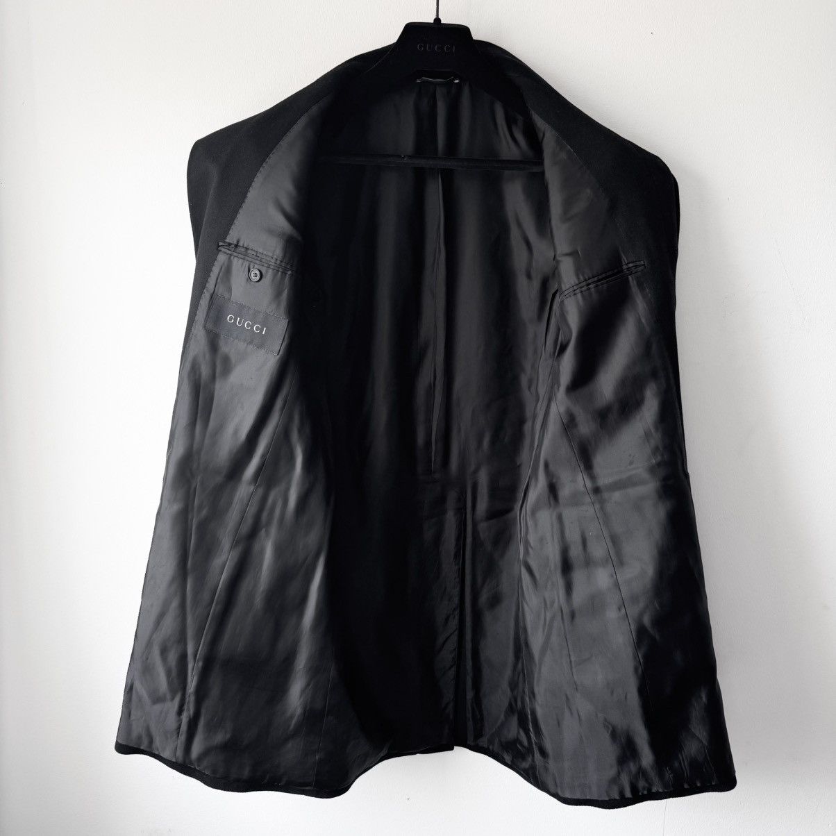 Gucci Gucci By Tom Ford FW1999 Wool/Cashmere Stand Collar Coat Size US M / EU 48-50 / 2 - 8 Thumbnail