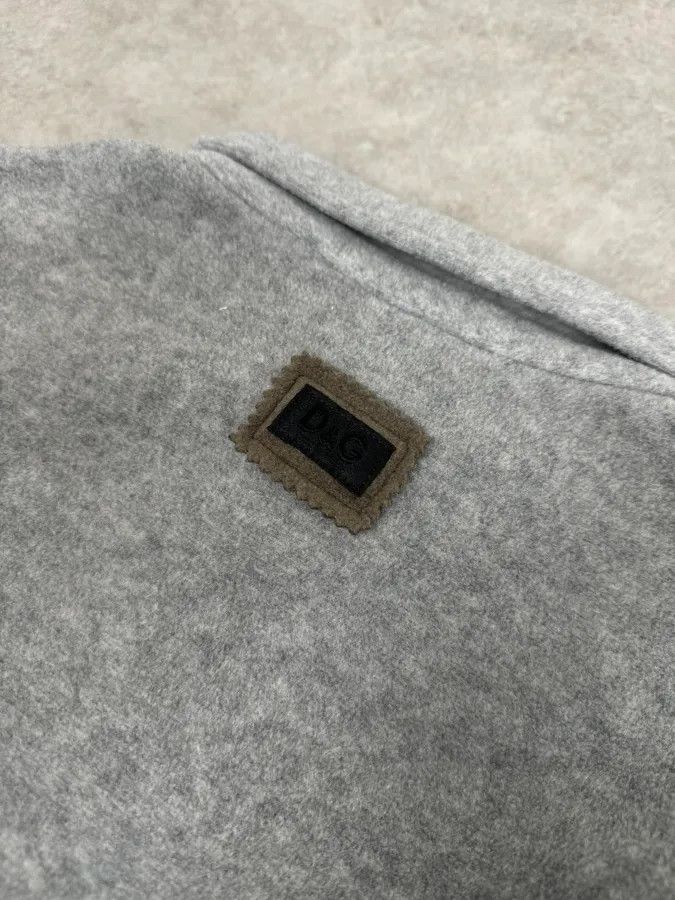 Dolce & Gabbana AW2000 Dolce & Gabbana Grey Fleece Jacket Size US L / EU 52-54 / 3 - 8 Thumbnail