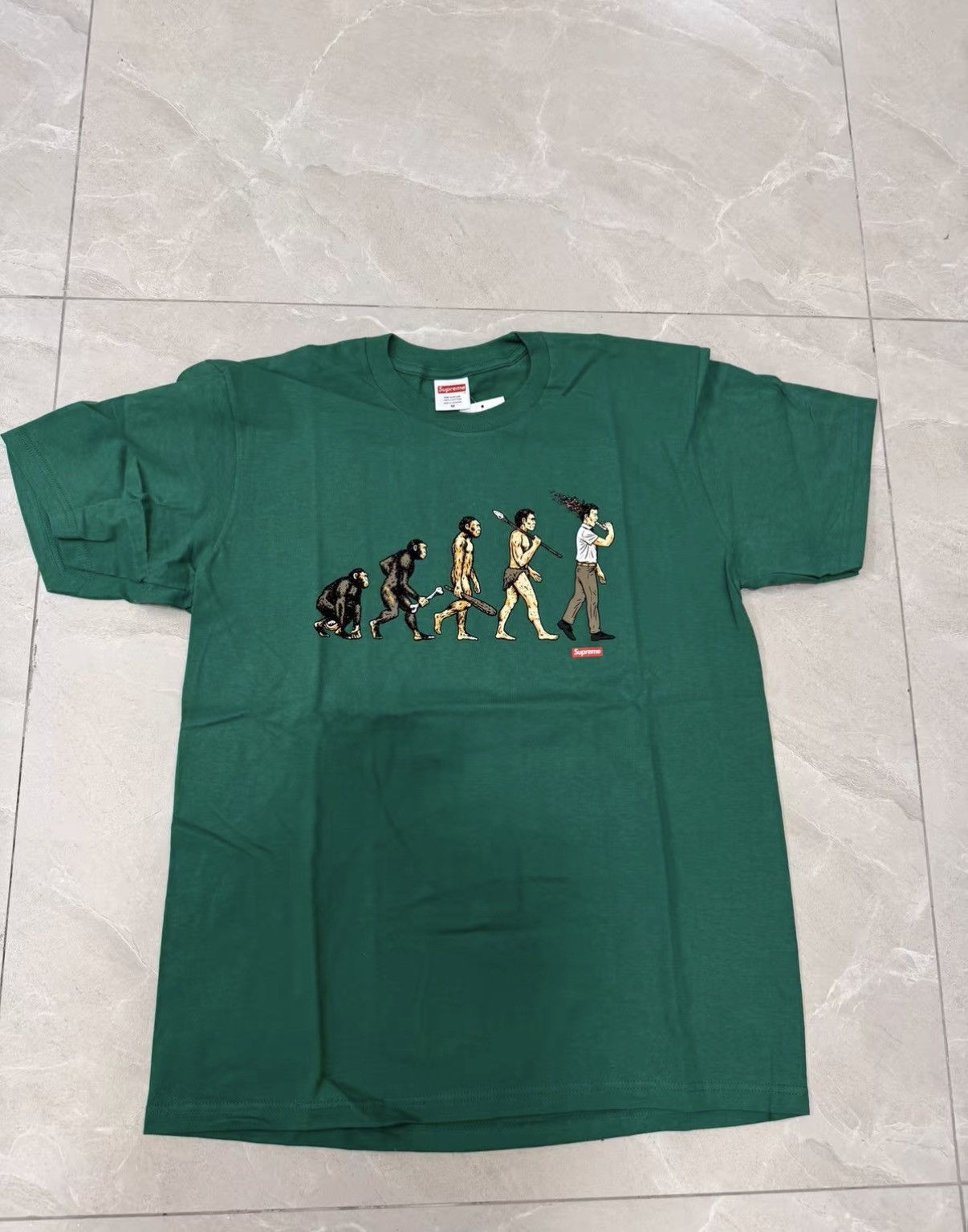 26ss Supreme Evolution tee tシャツ XL green Supreme SS26 SUPREME EVOLUTION TEE | Grailed