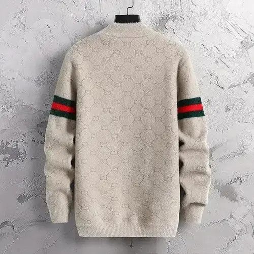 Other Men's Loose Knitted Sweater Warm Pullover Kintwear Tops Size US L / EU 52-54 / 3 - 2 Thumbnail