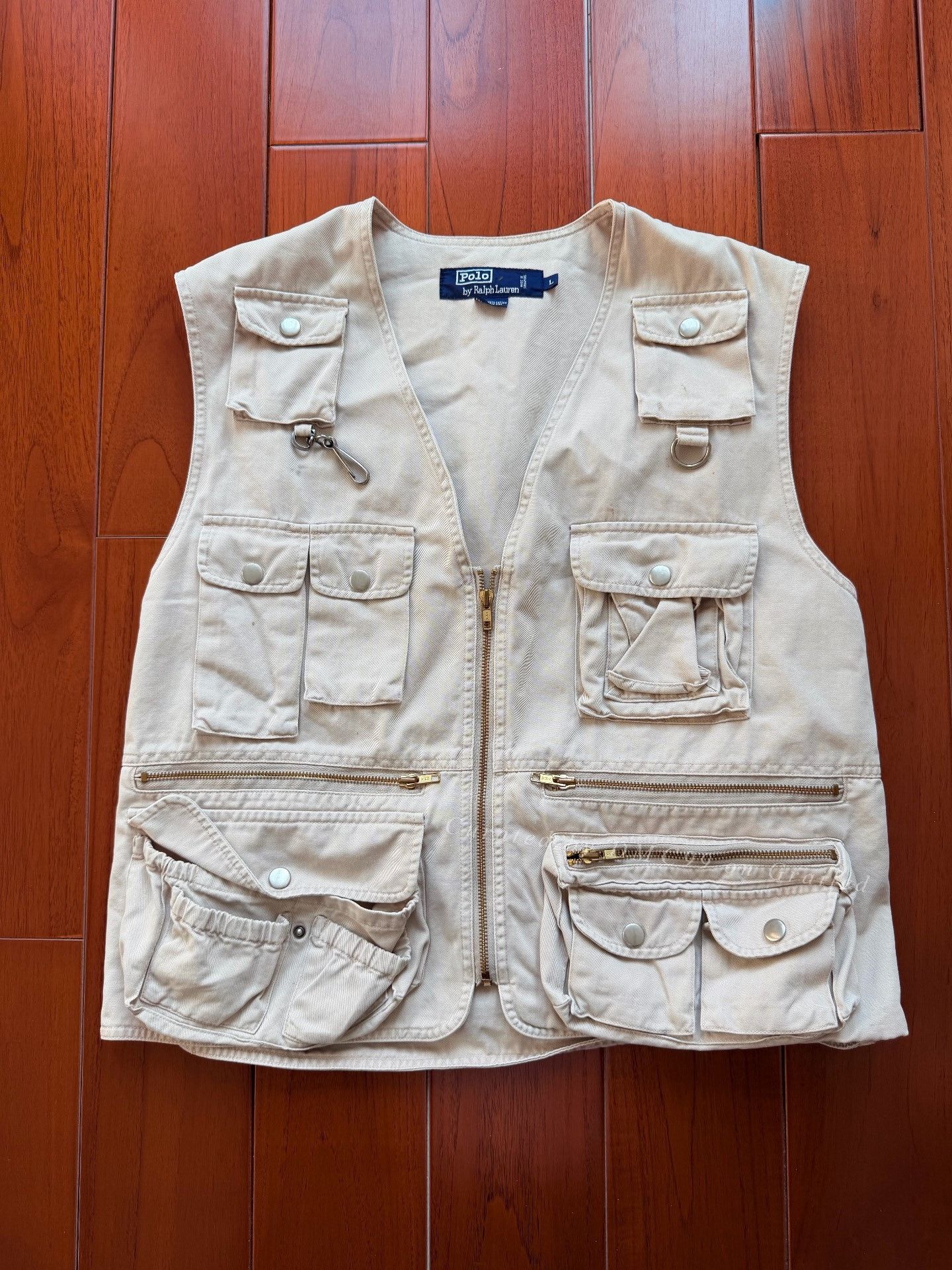 Ralph Lauren Ralph Lauren Vintage Multi-Pocket Fishing Vest Size US M / EU 48-50 / 2 - 1 Thumbnail