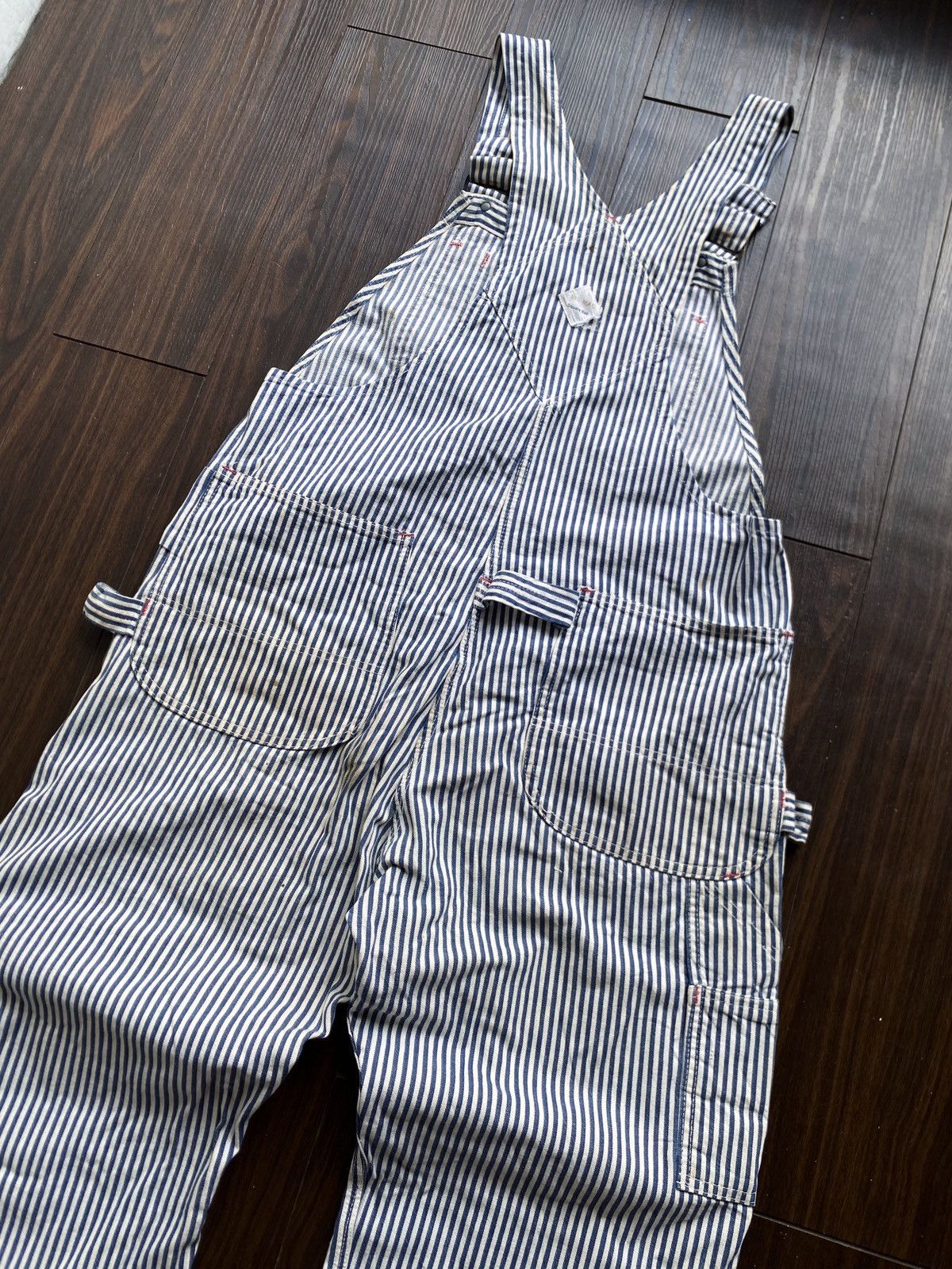 Big Mac BIG MAC MEN’S OVERALLS JUMPSUITS DOUBLEKNEE HICKORY Size US L / EU 52-54 / 3 - 3 Thumbnail